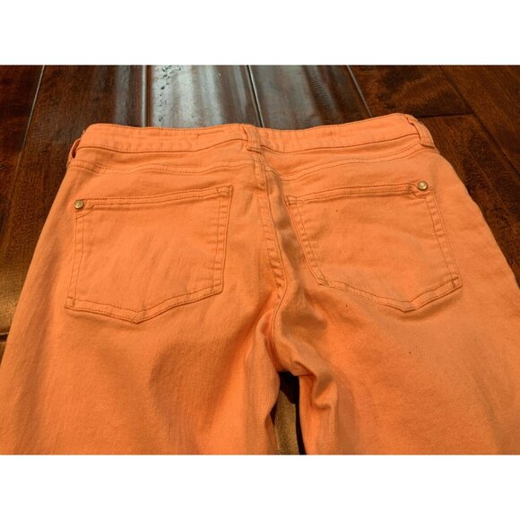 Pilcro and the letterpress Anthropologie Fit/Stet Peach Skinny Jeans, Size 25 - Picture 6 of 7